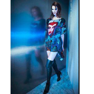 Leopard by Belle Sauvage Flowy Dress